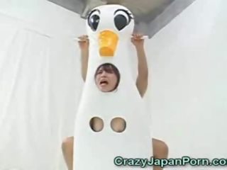 Nhật bản duck cô facialed!